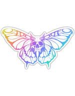 Holographic Skull Butterfly