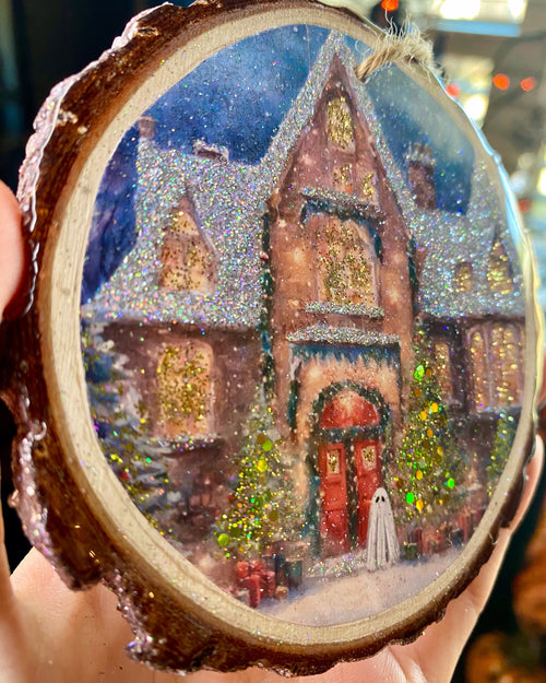 Christmas Manor Ornament