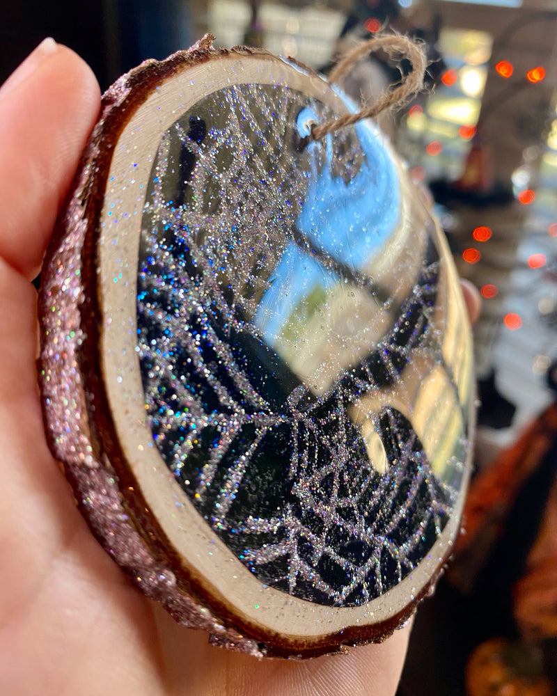 Glitter Web Ornament