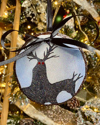 Red Eyed Krampus Hand-Painted Ornament
