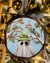 Frosted Berries Hand-Painted Ornament
