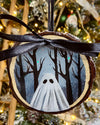 Haunted Woods Hand-Painted Ornament