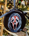 Black Holiday Scream Hand-Painted Ornament