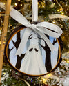 Twilight Woods Ghost Hand-Painted Ornament