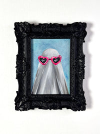 Heart Glasses Ghost (Original Painting)
