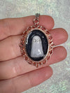 Rhinestone Eyes Ghost Necklace