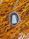 Rhinestone Eyes Ghost Necklace