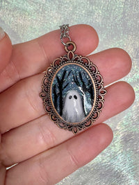 Midnight Woods Ghost Necklace