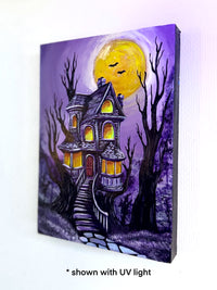Moonlit Manor (Original Painting)