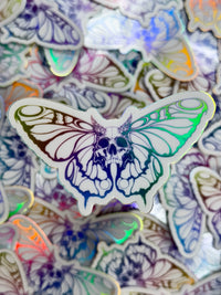 Holographic Skull Butterfly