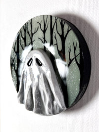 Mini Twilight Woods Ghost Sculpture