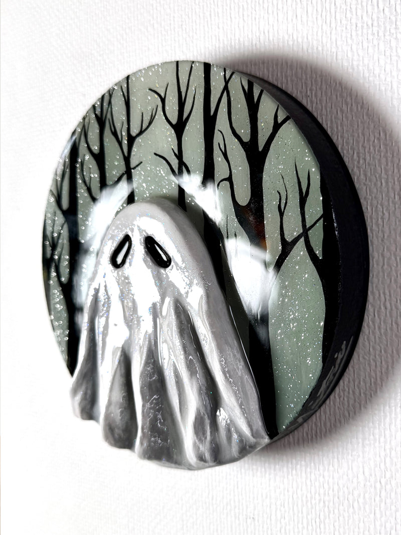 Mini Twilight Woods Ghost Sculpture
