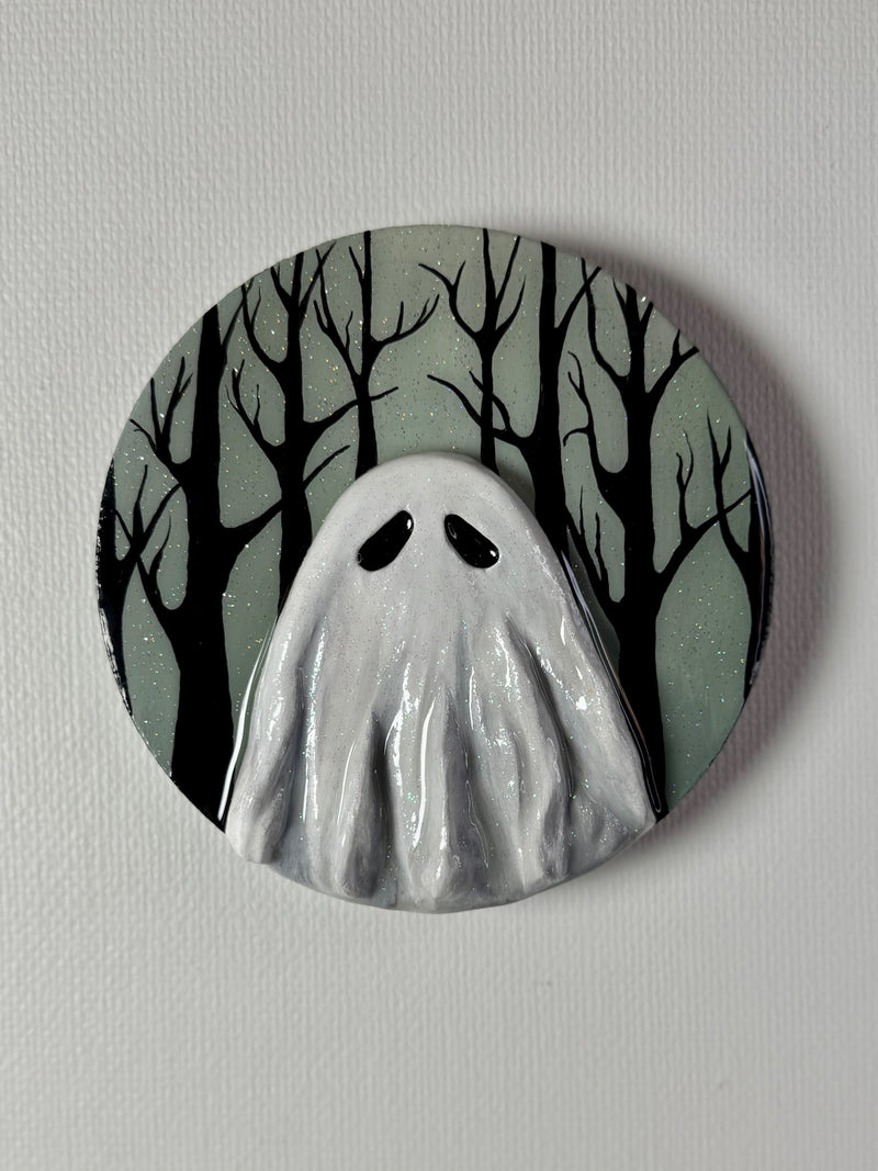 Mini Twilight Woods Ghost Sculpture