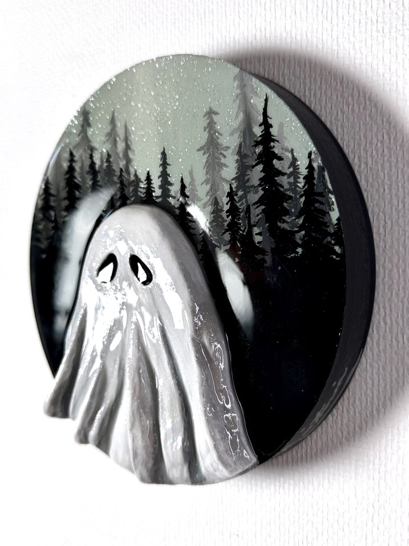 Mini Misty Woods Ghost Sculpture