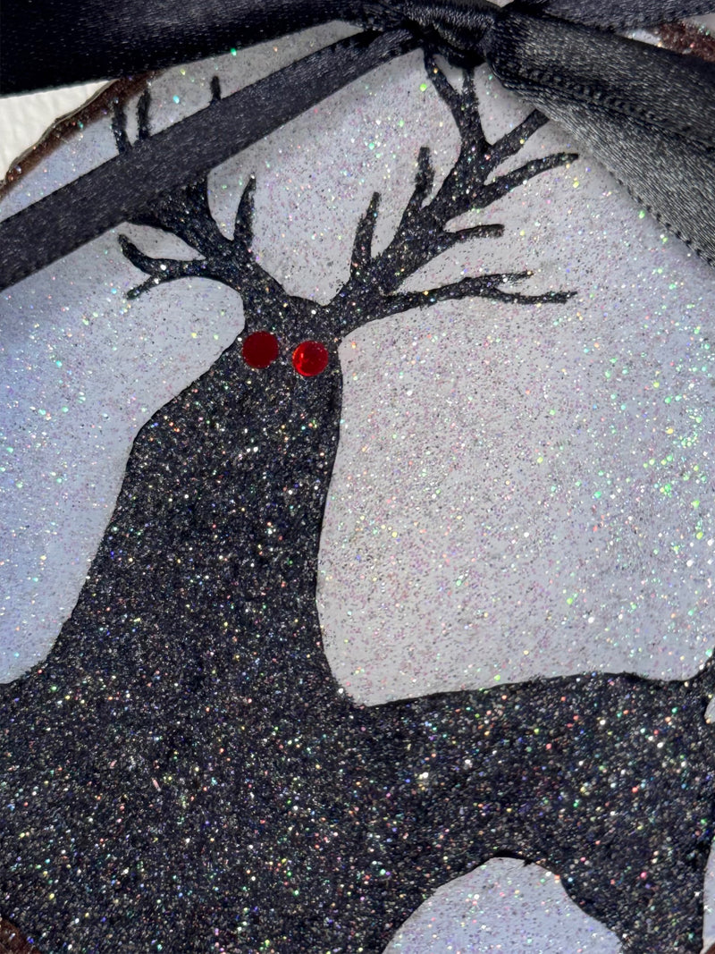 Red Eyed Krampus Hand-Painted Ornament