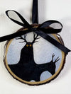 Yellow Eyed Krampus Hand-Painted Ornaments